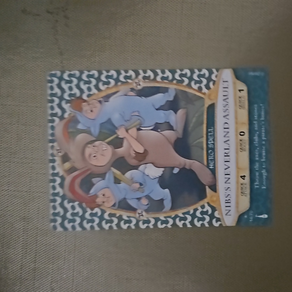 Nib's Neverland Assault Sorcerer's of The Magic Kingdom Card